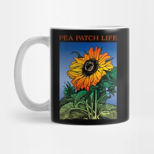 Pea Patch Life Sunflower Aesthetic Floral Orange Bloom Gardeners Mug